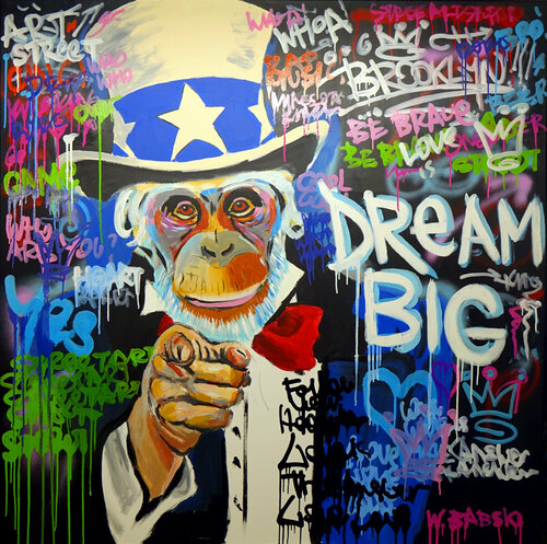 Dream Big van Wojtek Babski, Schilderij te koop op Singulart