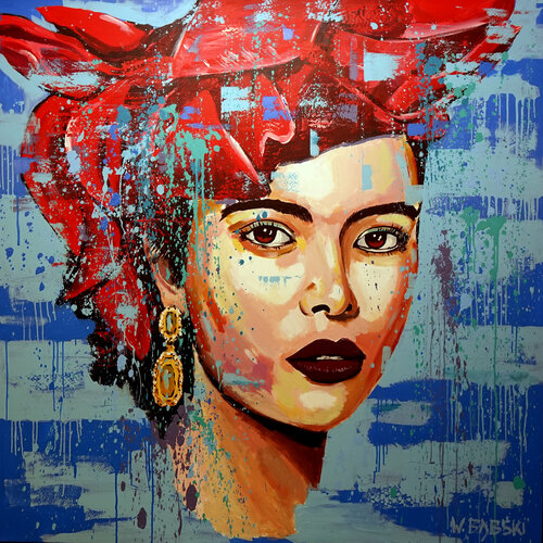 Face 55 van Wojtek Babski, Schilderij te koop op Singulart