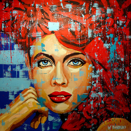 Face 56 van Wojtek Babski, Schilderij te koop op Singulart