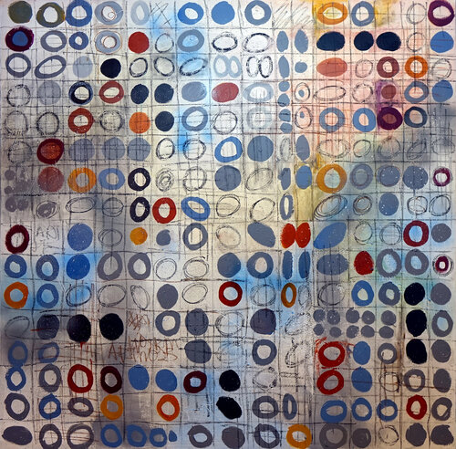 Circles 3 van Wojtek Babski, Schilderij te koop op Singulart