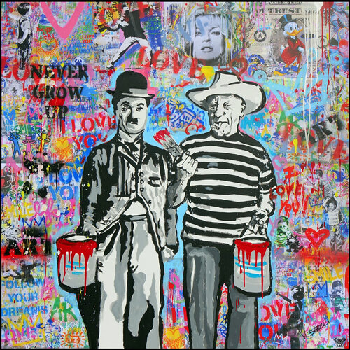 Never Grow Up van Wojtek Babski, Schilderij te koop op Singulart