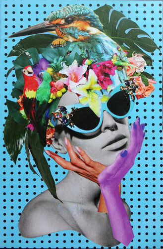 Sunglasses van Wojtek Babski, Schilderij te koop op Singulart