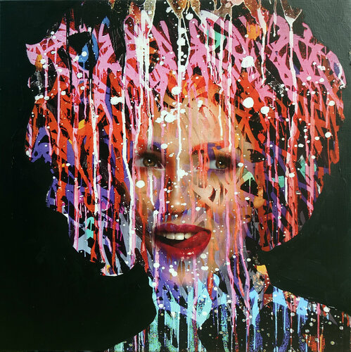 Pop Art Face 18 by Wojtek Babski, 인쇄 for Sale on Singulart