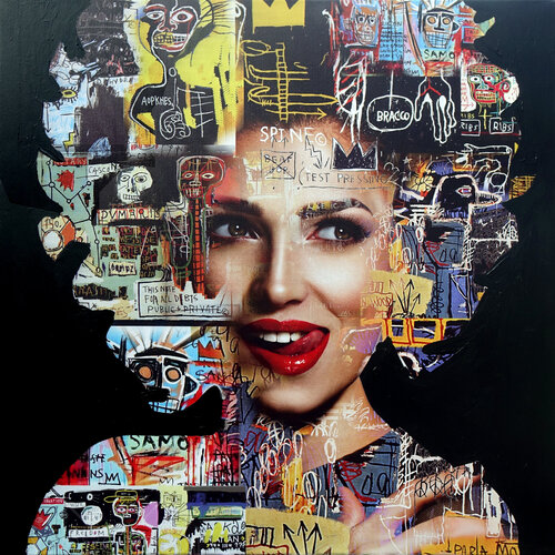 Pop Art Face 25 Wojtek Babski