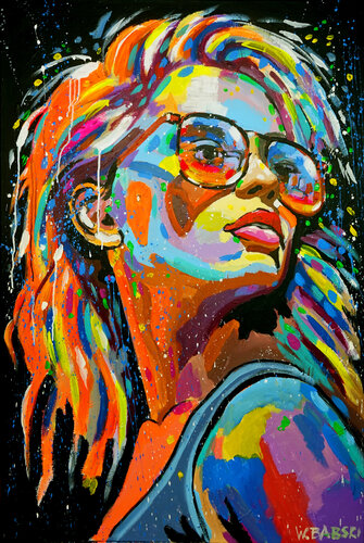 Girl with Sunglasses 2 von Wojtek Babski, Malerei kaufen auf Singulart