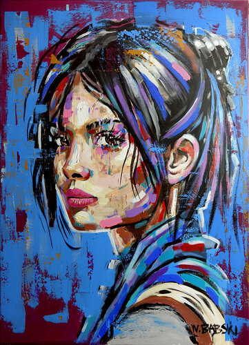 The Look di Wojtek Babski, Pittura in vendita su Singulart
