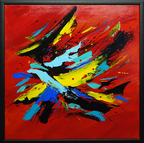 Abstract No Title 3 di Wojtek Babski, Pittura in vendita su Singulart
