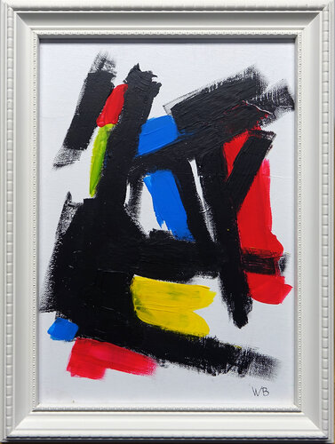 Small Abstract 1 van Wojtek Babski, Schilderij te koop op Singulart