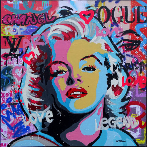 Marilyn M de Wojtek Babski, Pintura a la venta en Singulart