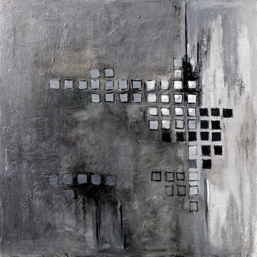 Fragments of Grey by Wojtek Babski, 회화 for Sale on Singulart