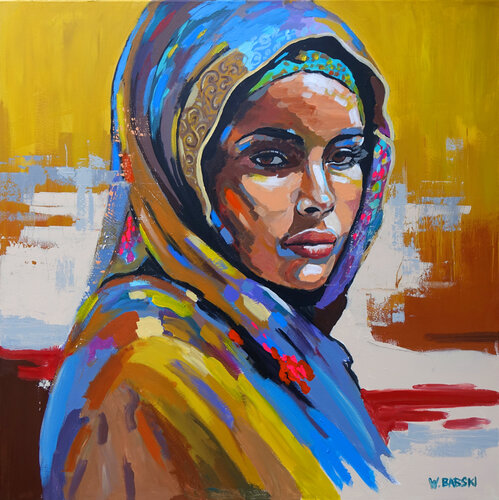 Desert Rose van Wojtek Babski, Schilderij te koop op Singulart