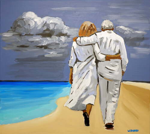 Beach 1 di Wojtek Babski, Pittura in vendita su Singulart