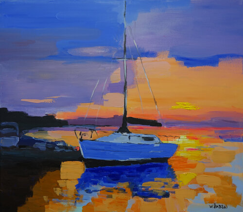 Boat 5 von Wojtek Babski, Malerei kaufen auf Singulart