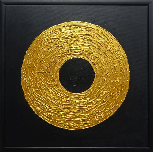 Golden Ring by Wojtek Babski, 회화 for Sale on Singulart