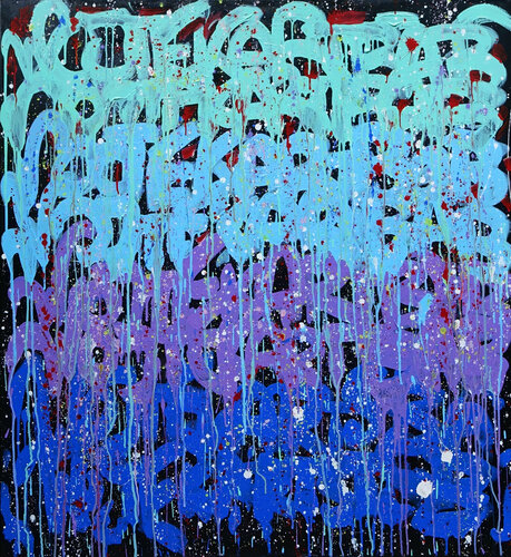 Abstract Graffiti 1 di Wojtek Babski, Pittura in vendita su Singulart