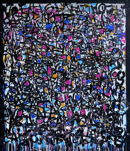 Abstract Graffiti 2 di Wojtek Babski, Pittura in vendita su Singulart