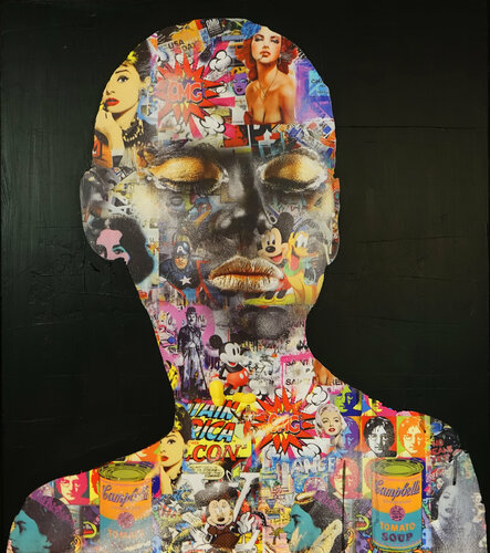 Pop Art Face 5 by Wojtek Babski, 인쇄 for Sale on Singulart