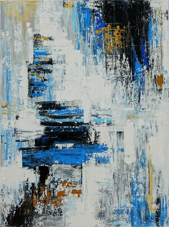 Blue Abstract Wojtek Babski