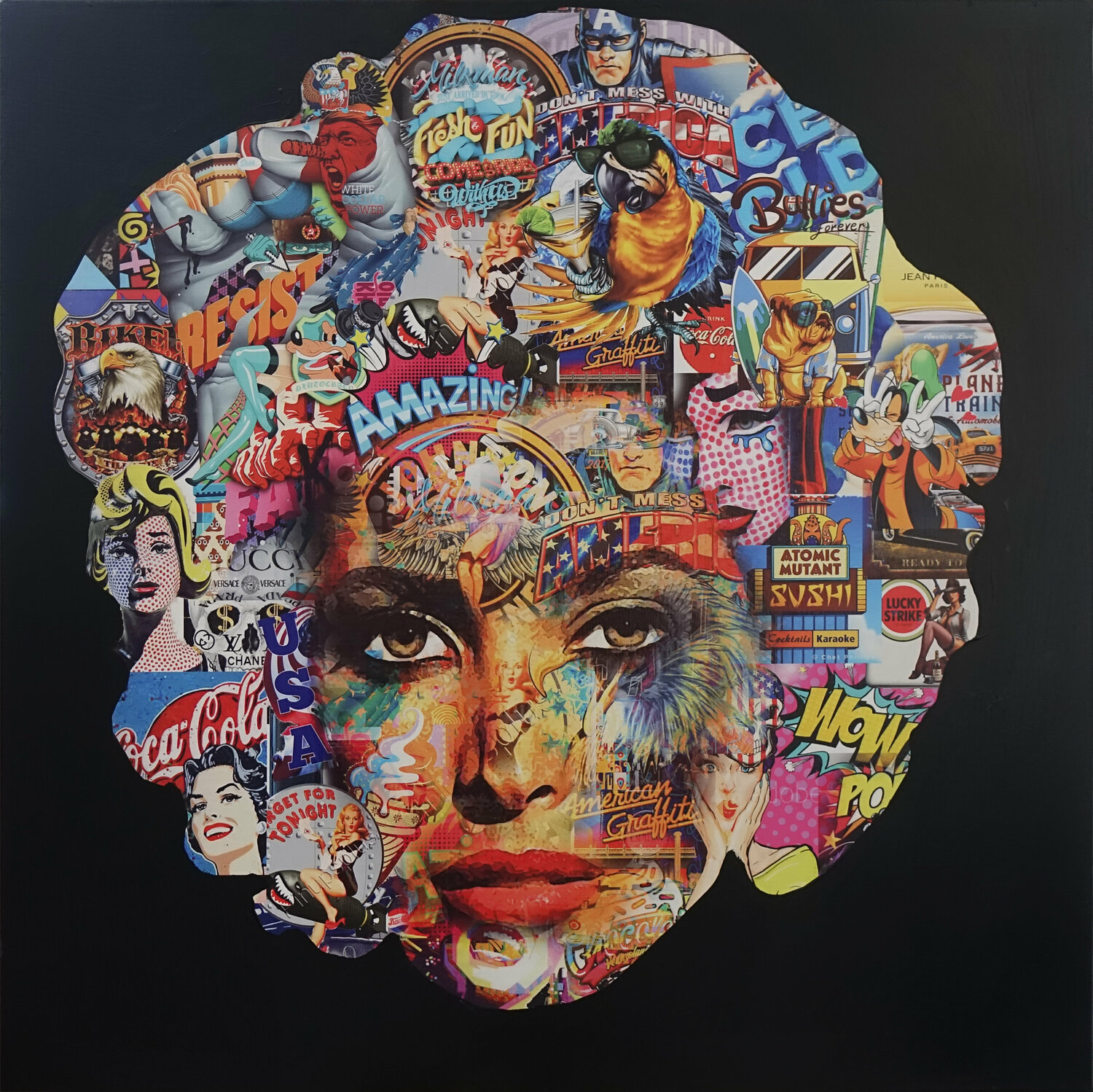 Pop Art Face 7 Wojtek Babski