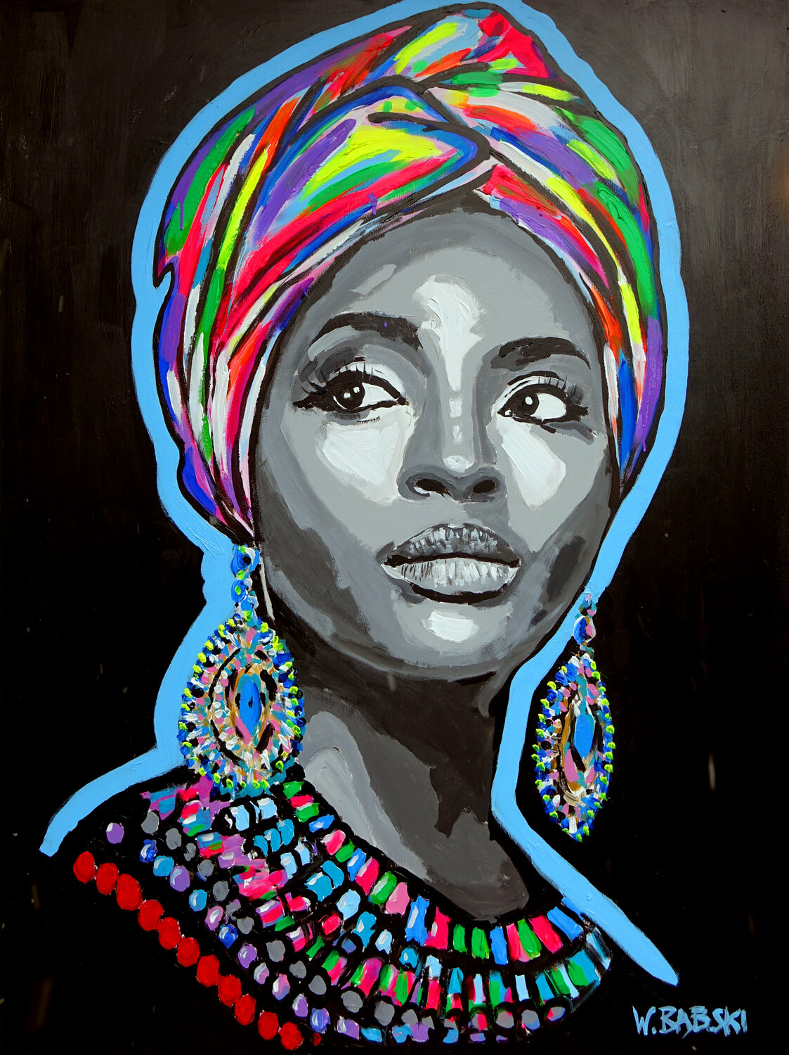 Lady with a Turban Wojtek Babski