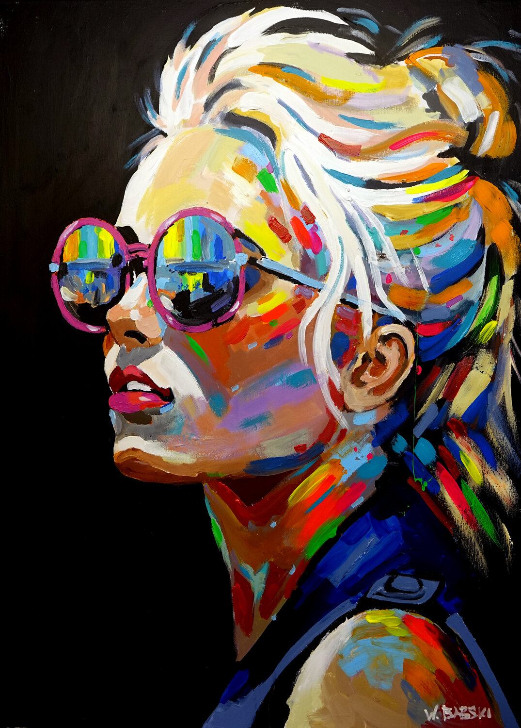 Girl with Sunglasses Wojtek Babski