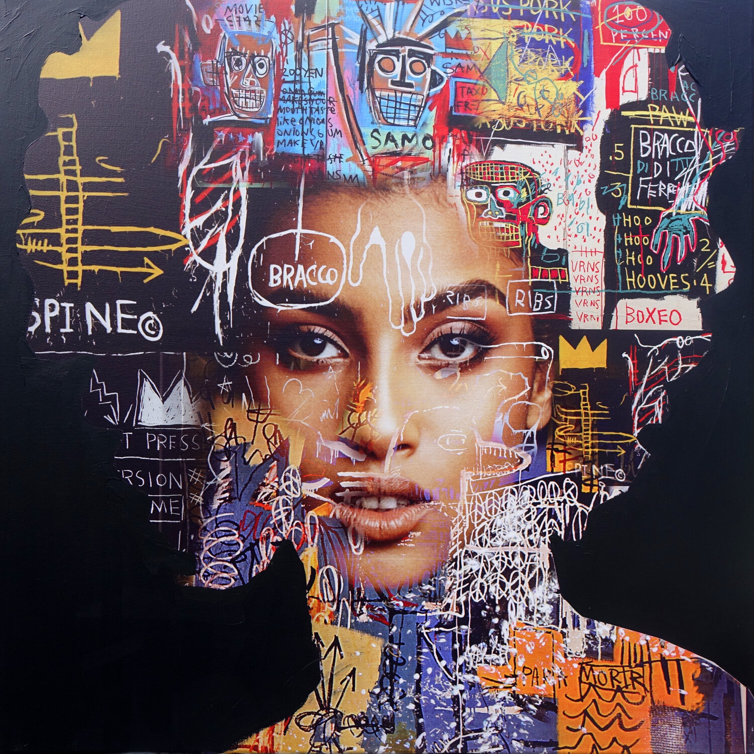 Pop Art Face 26 Wojtek Babski