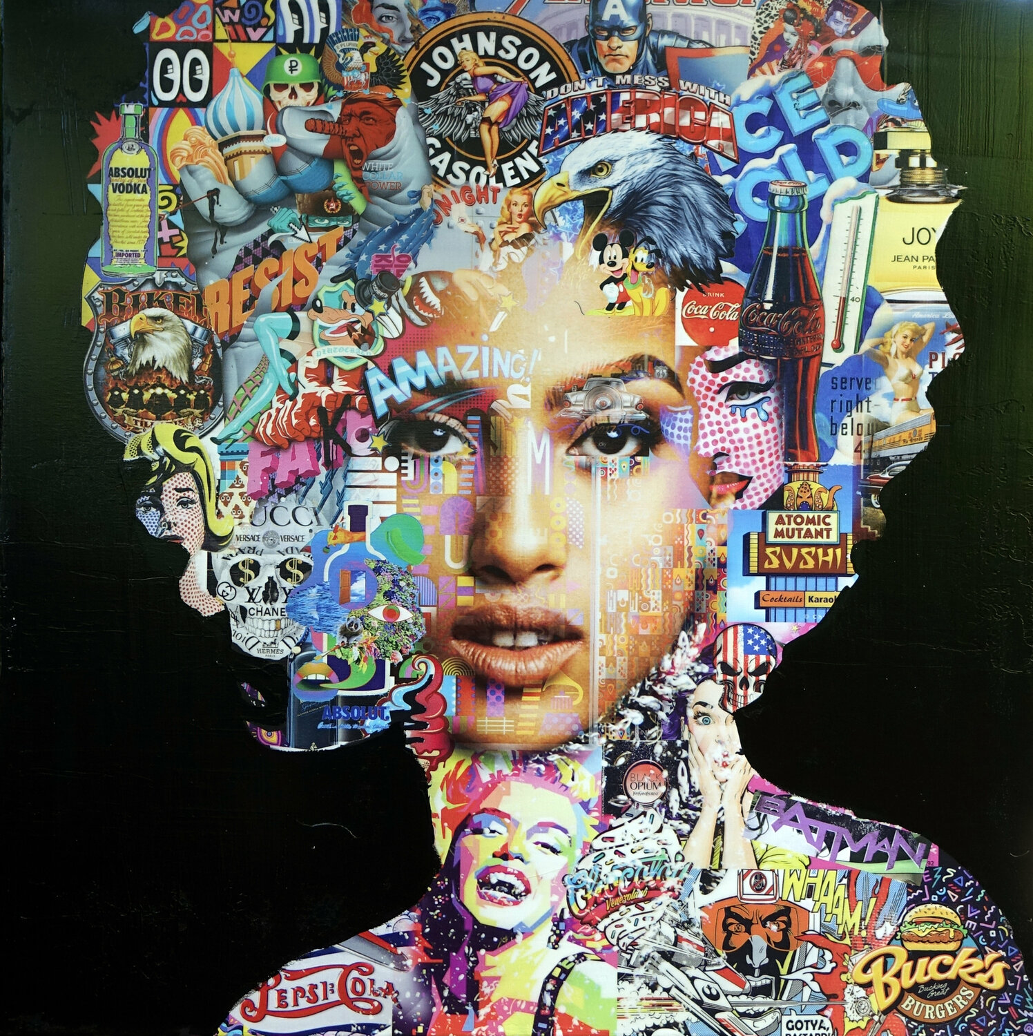 Pop Art Face 6 Wojtek Babski