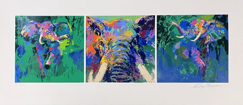 【真作】リロイ・ニーマンLeroy Neiman「PASSISTAS」セリグラフ 真作 リロイ・ニーマン Leroy Neiman「PASSISTAS」セリグラフ
