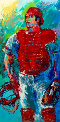 Johnny Bench The Catcher von LeRoy Neiman, Druck kaufen auf Singulart