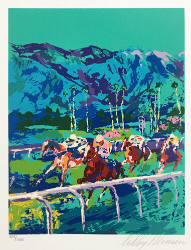 真作】リロイ・ニーマンLeroy Neiman「PASSISTAS」セリグラフ 真作