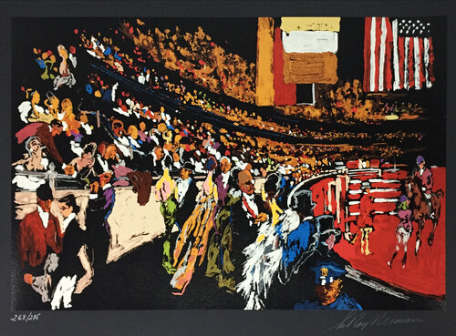 International Horse Show, New York van LeRoy Neiman, Afdruk te koop op Singulart