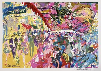 真作 リロイ・ニーマン Leroy Neiman「PASSISTAS」セリグラフ