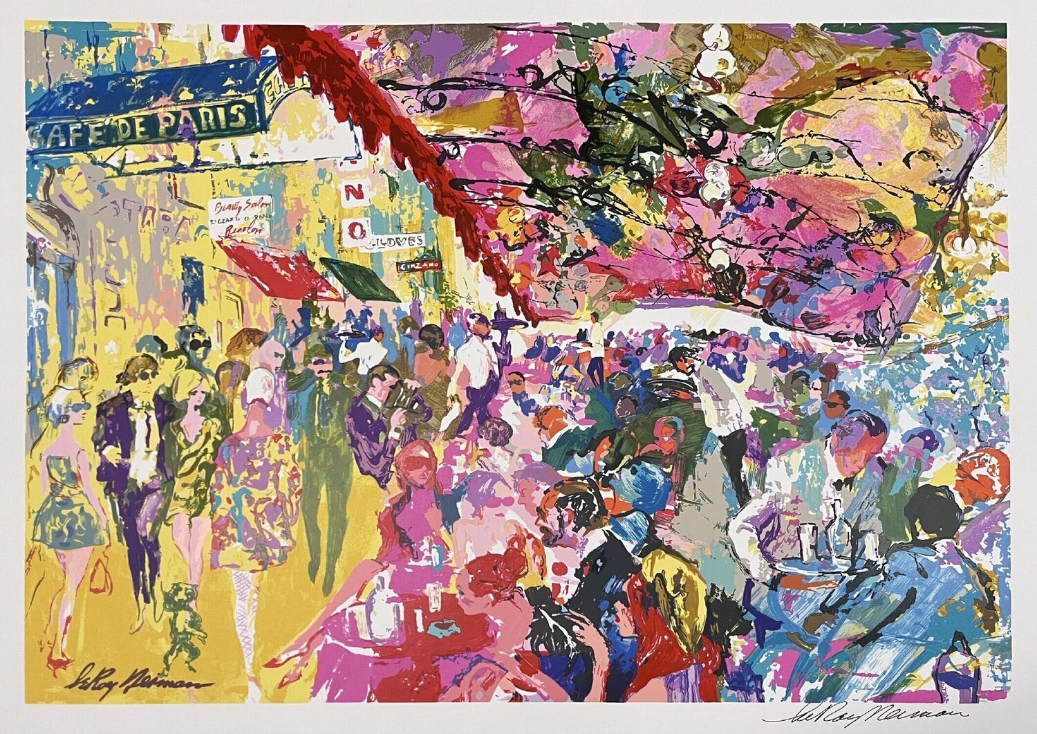 Via Veneto LeRoy Neiman