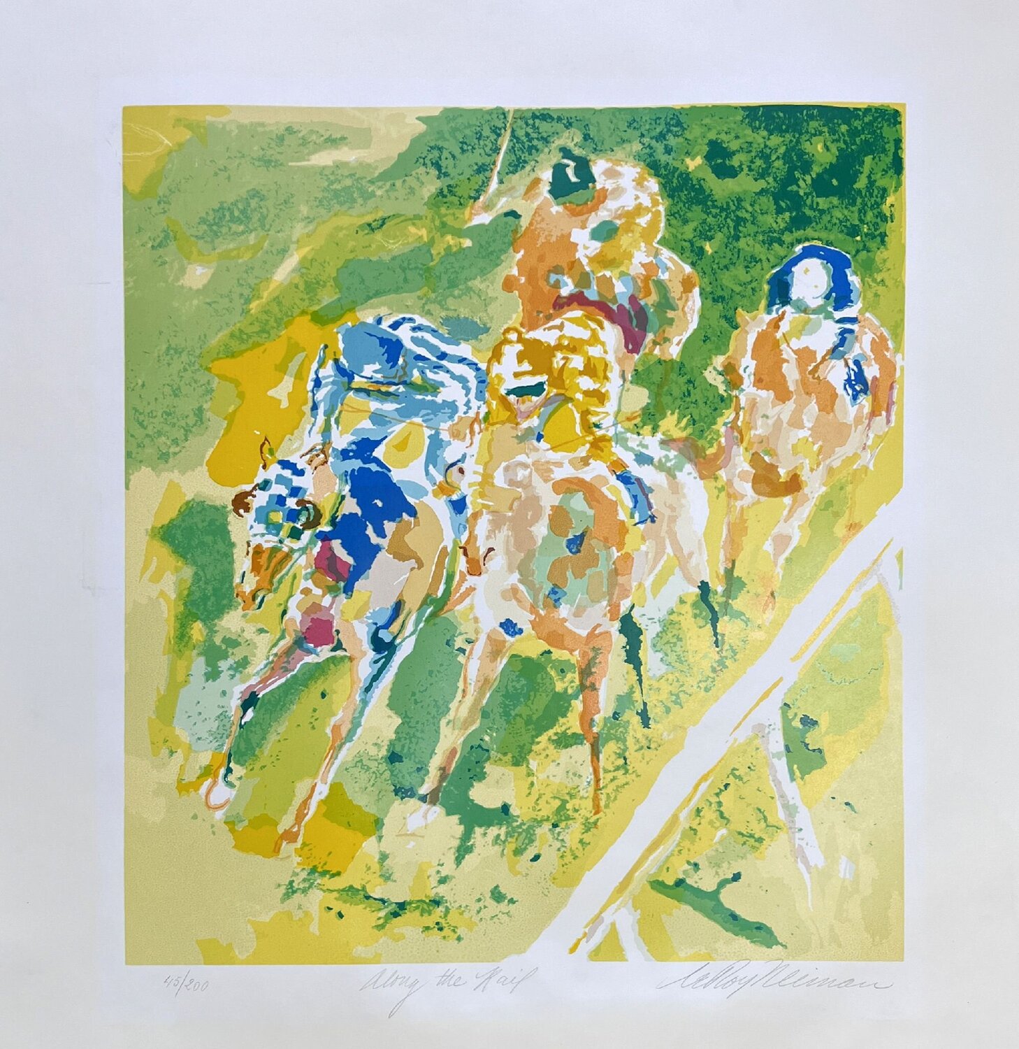 【真作】リロイ・ニーマンLeroy Neiman「PASSISTAS」セリグラフ 真作 リロイ・ニーマン Leroy Neiman「PASSISTAS」セリグラフ