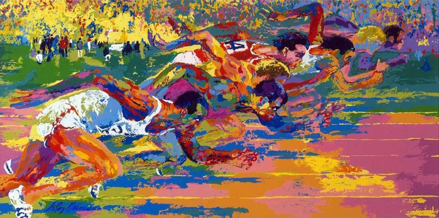 ゆ*ー様 リロイニーマン『スモウ レスリング』65/300 サイン有 版画 LeRoy Neimanの作品をSINGULARTで販売中