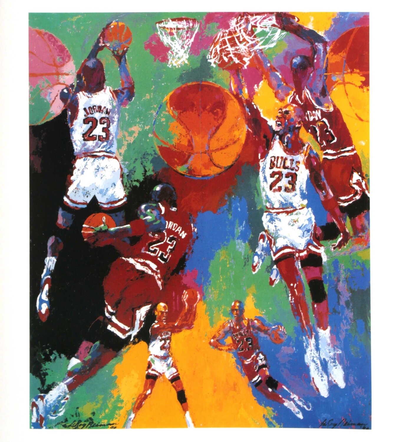 Michael Jordan LeRoy Neiman