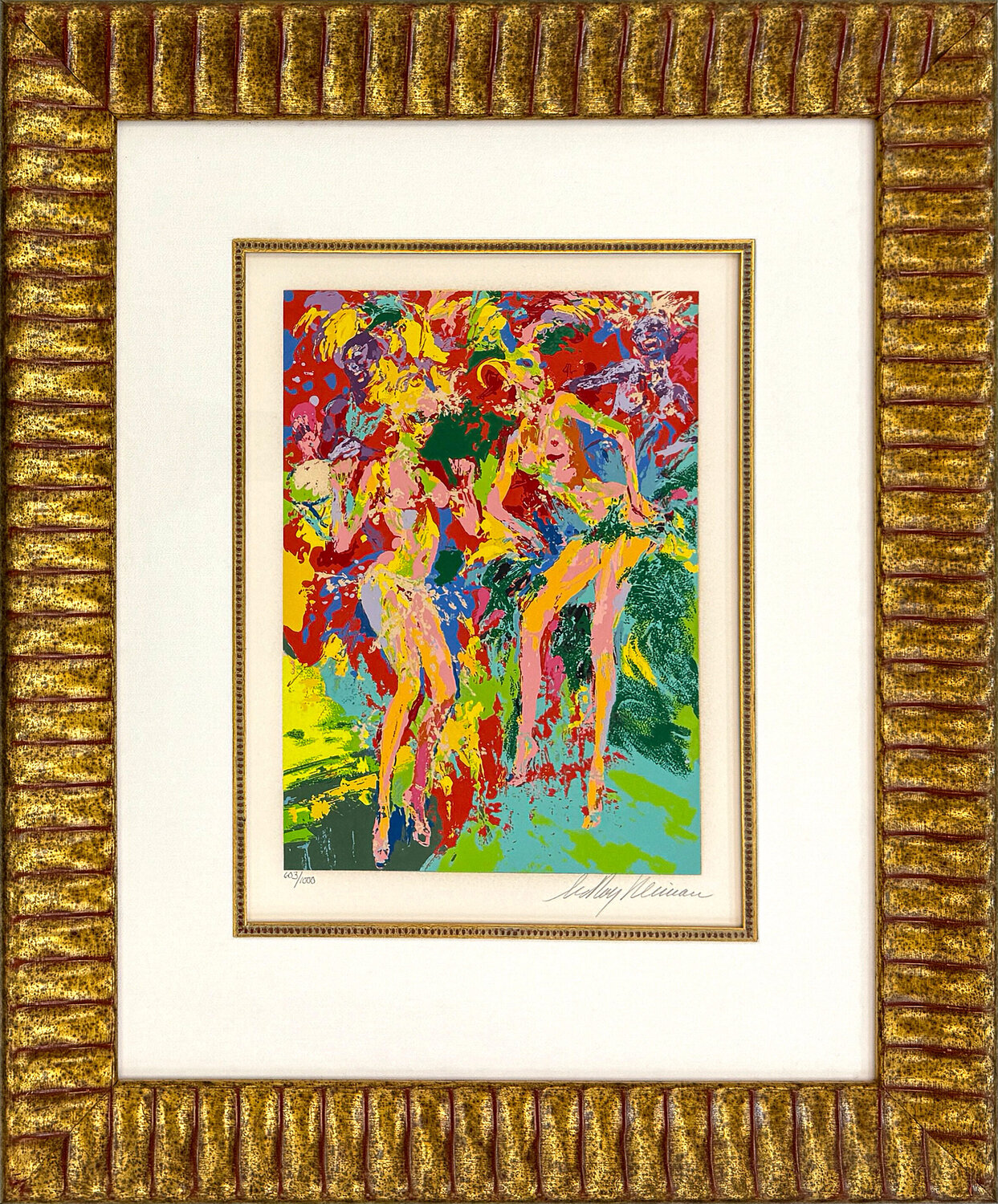 Passistas (framed, hand signed serigraph) LeRoy Neiman Druck zu verkaufen
