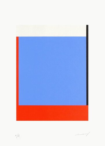 Avec droitesse by Aurelie Nemours, Print for Sale on Singulart