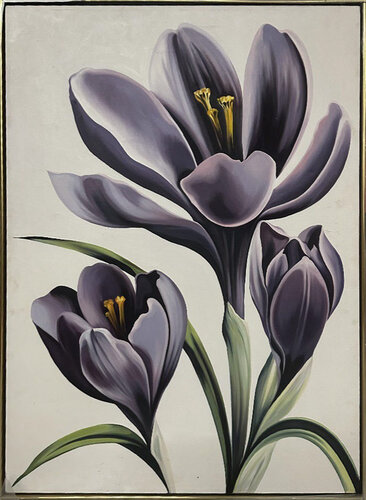 XI Crocus Hyridus Hort van Lowell Nesbitt, Schilderij te koop op Singulart