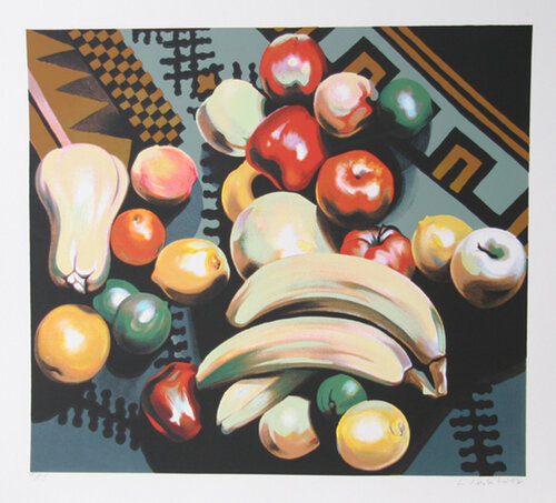 Fruits on Rug I van Lowell Nesbitt, Afdruk te koop op Singulart