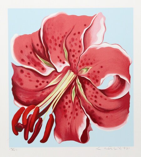 Red Spotted Lily by Lowell Nesbitt, Print for Sale on Singulart
