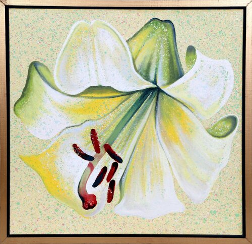 White Lily van Lowell Nesbitt, Schilderij te koop op Singulart