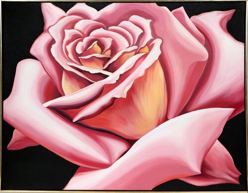 Pink Rose van Lowell Nesbitt, Schilderij te koop op Singulart