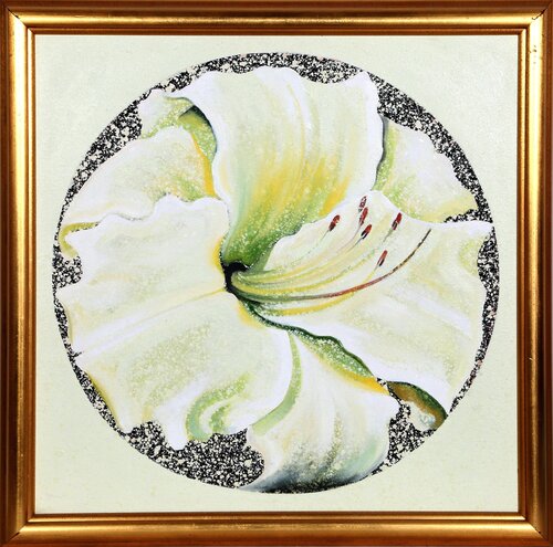 Lemon White Lily van Lowell Nesbitt, Schilderij te koop op Singulart