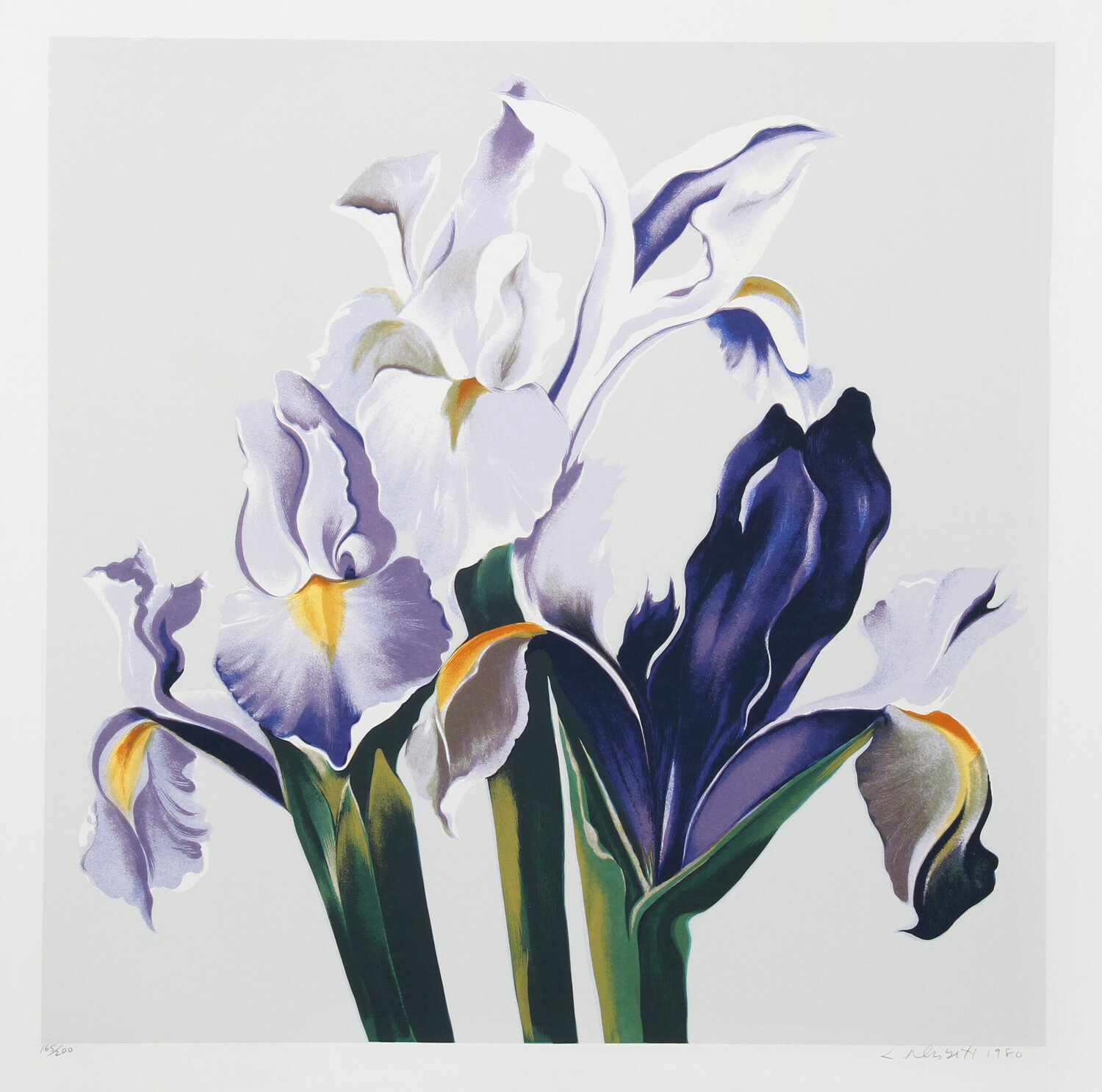 Three Irises Lowell Nesbitt Afdruk te koop