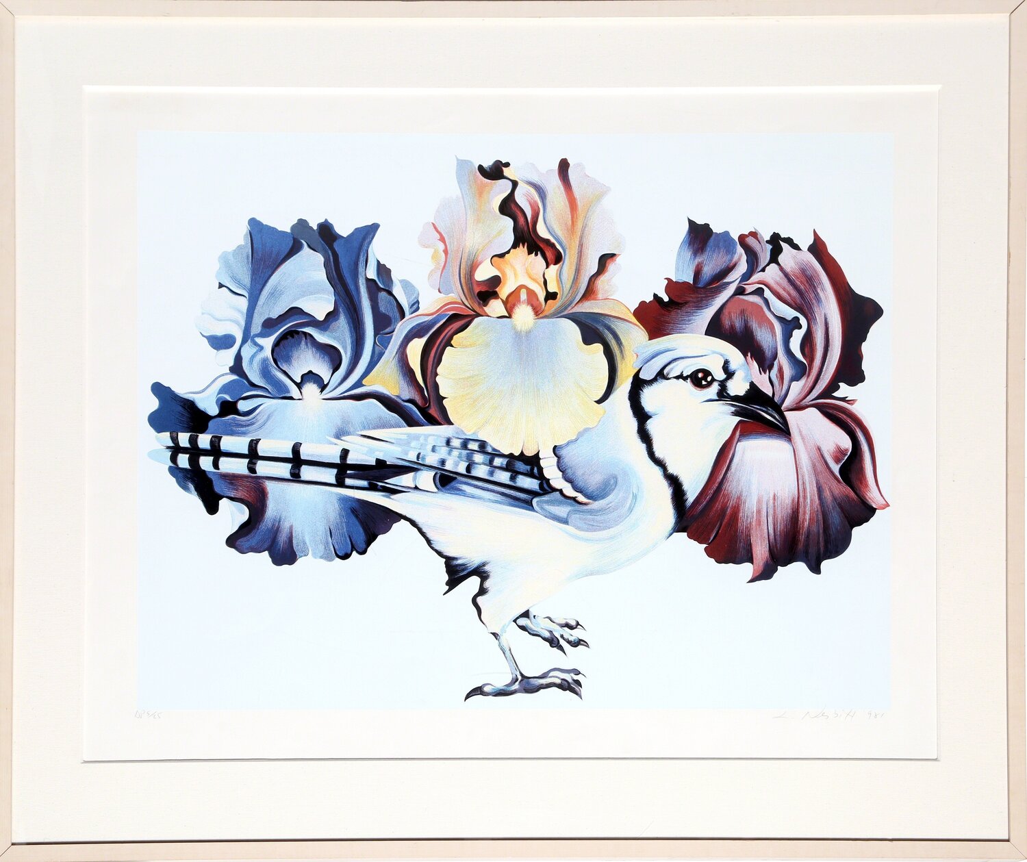Bluebird Lowell Nesbitt Afdruk te koop