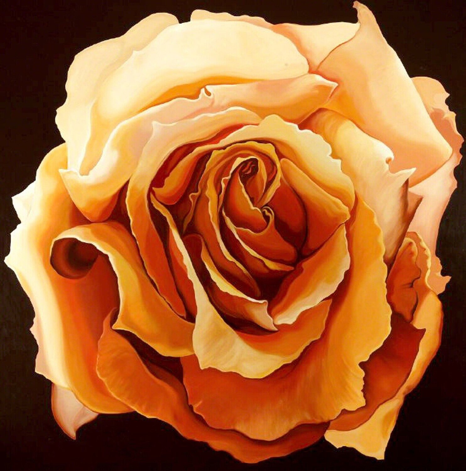 Yellow Rose Lowell Nesbitt Original painting for sale