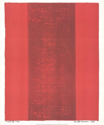 Canto XV von Barnett Newman, Druck kaufen auf Singulart
