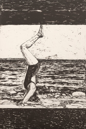 Bather (B&W) van Graham Nickson, Afdruk te koop op Singulart