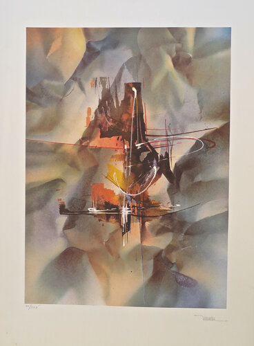 Bach from the Sound of Color portfolio de Leonardo Nierman, Impresión a la venta en Singulart